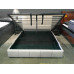 Metro Upholstered Lift Bed Beige Queen